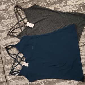 Set of 2 Maurice's stretchy tanks.  Small and extra small